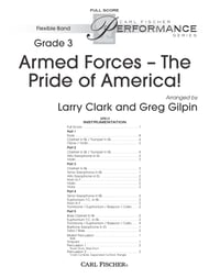 Armed Forces: The Pride of America! band score cover